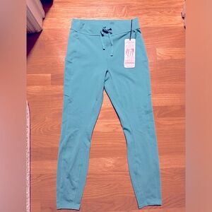 Alo Yoga 7/8 High Waist Checkpoint legging brand new teal